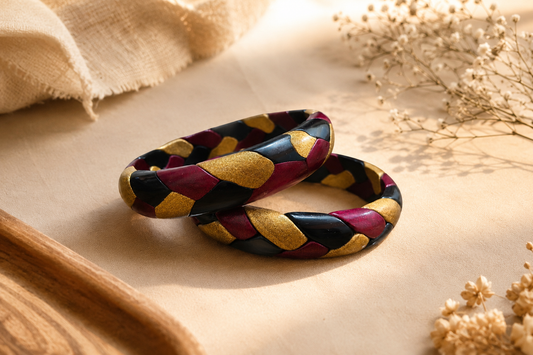 Royal Mosaic Lac Bangles