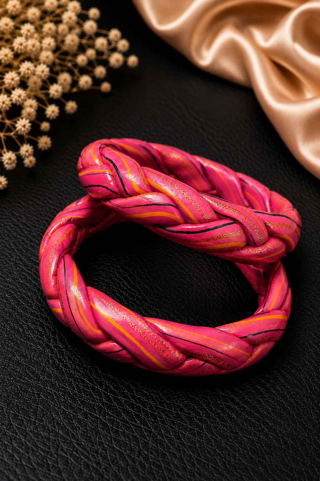 Gulnaar Twisted Lac Bangle Set