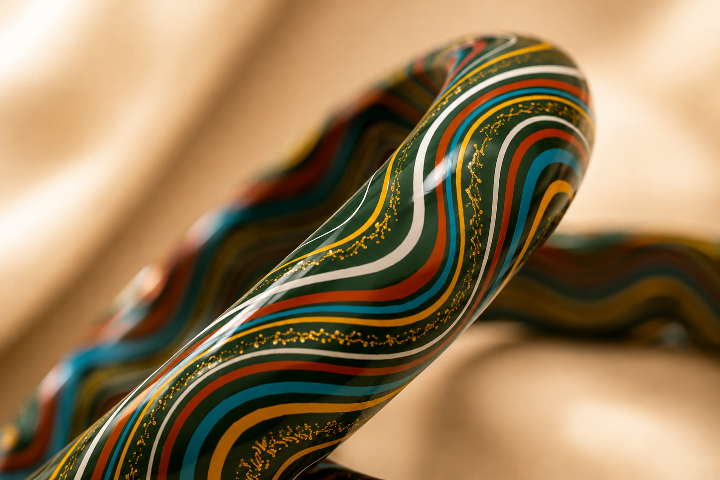 Emerald Wave Lac Bangles